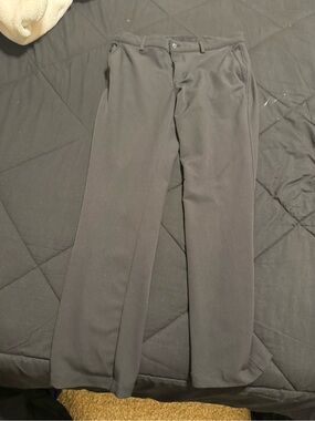Men's Black Golf/Dress Pants - Classic Straight Fit